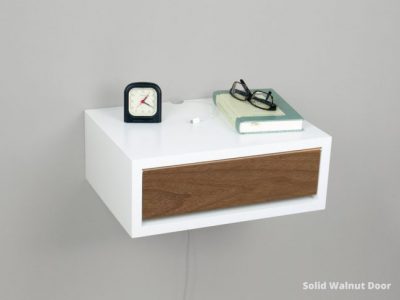 contemporary floating nightstand