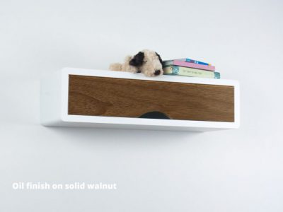 Slim modern Floating Shelf Walnut