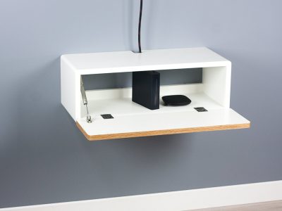 small floating media TV console