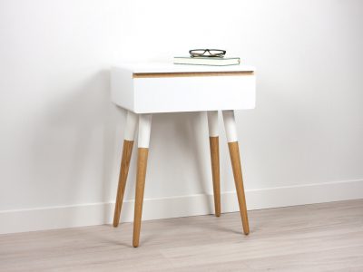 Blanca Scandinavian Nightstand, Side Table, Bed Side Table